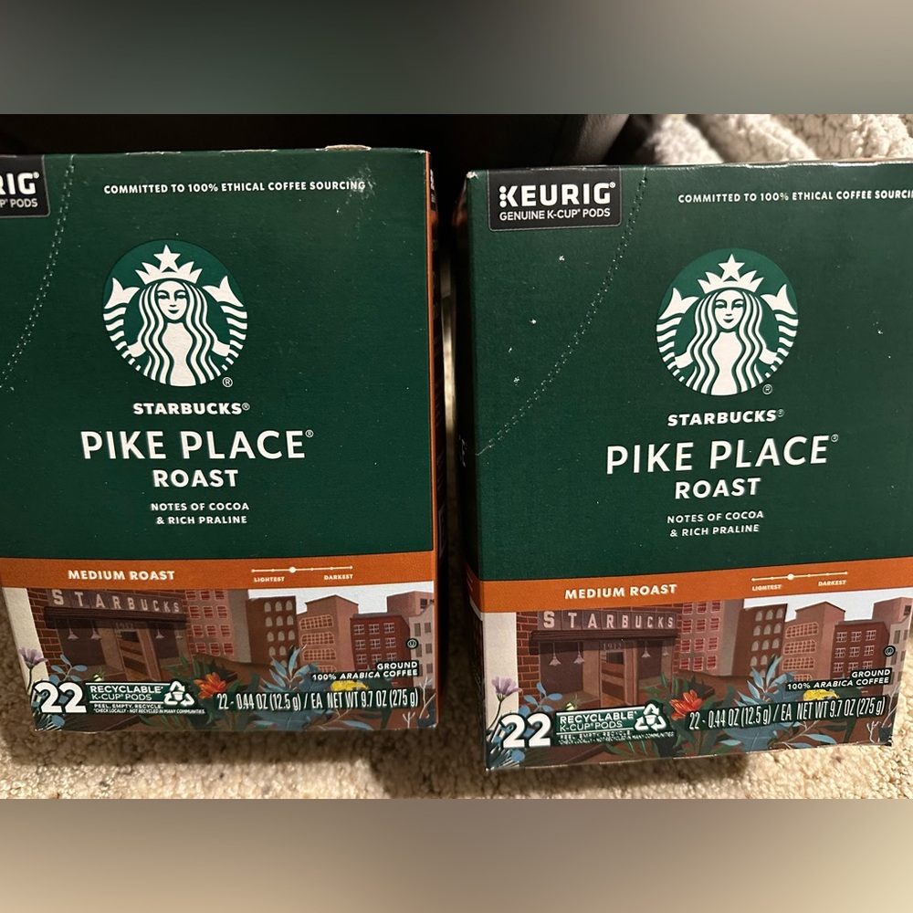 New Starbucks Pike Place Roast K-cups